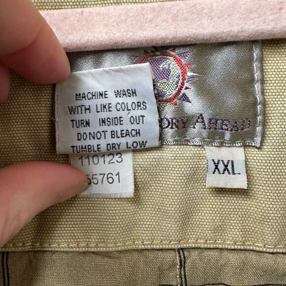 XXL Vtg The Territory Ahead Canvas Barn Jacket Tan Flannel Lined Hunt Chore Coat - Picture 6 of 10